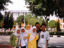 Gambar reramai lepas test..